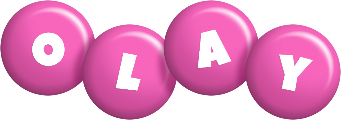 Olay candy-pink logo