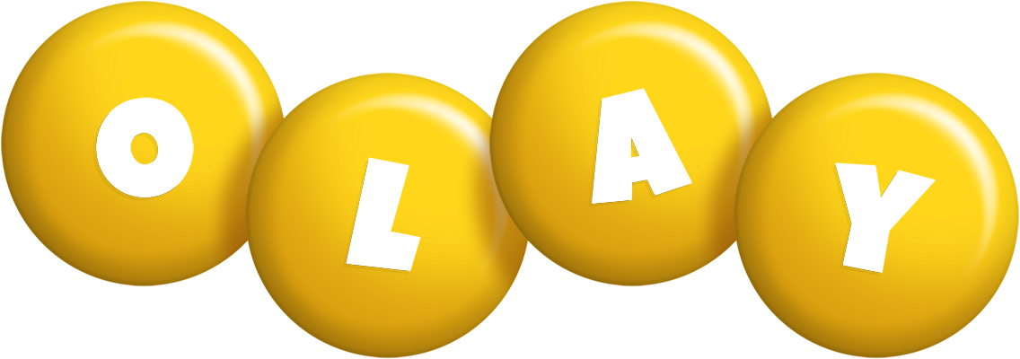 Olay candy-yellow logo
