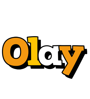 Olay cartoon logo