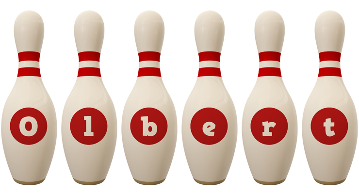 Olbert bowling-pin logo