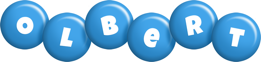 Olbert candy-blue logo