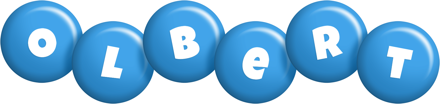 Olbert candy-blue logo