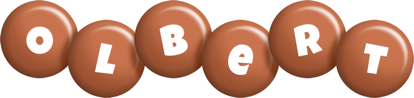 Olbert candy-brown logo