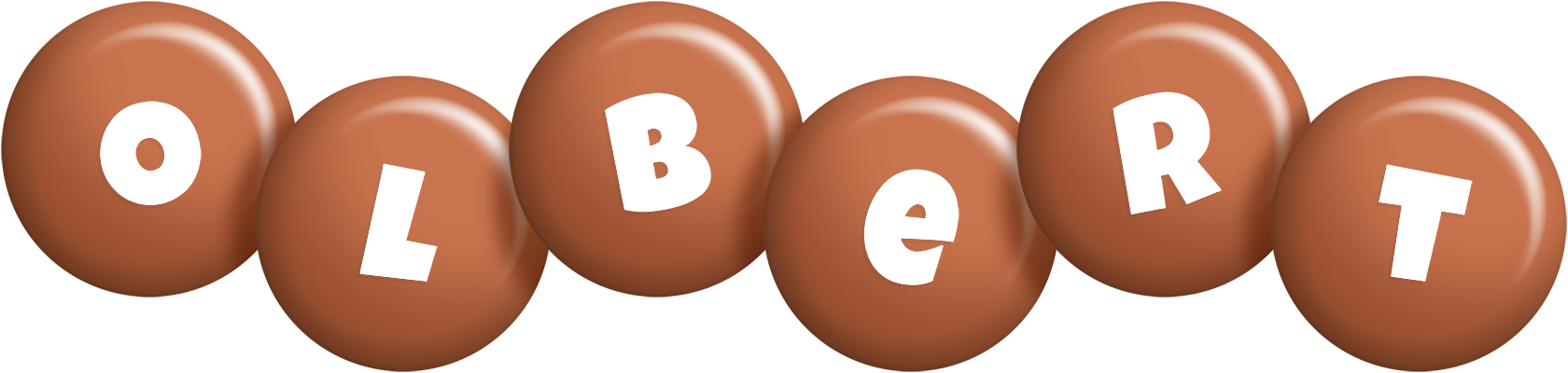 Olbert candy-brown logo
