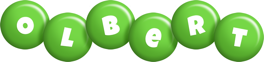 Olbert candy-green logo