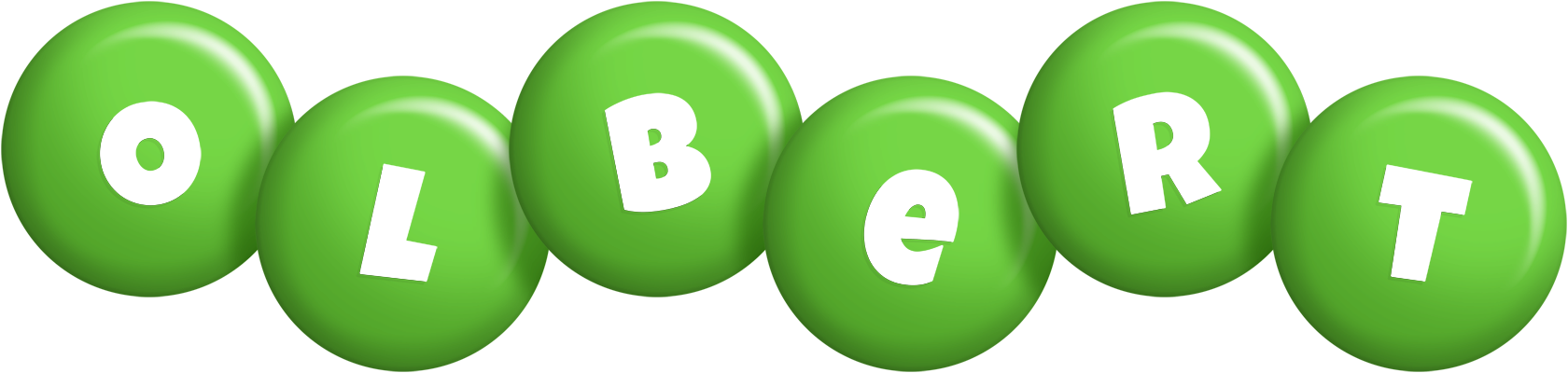 Olbert candy-green logo