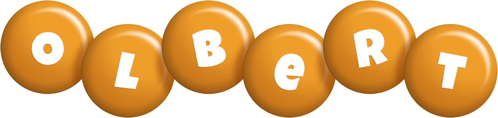 Olbert candy-orange logo