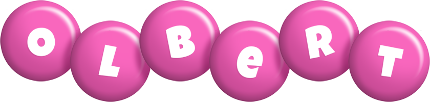 Olbert candy-pink logo