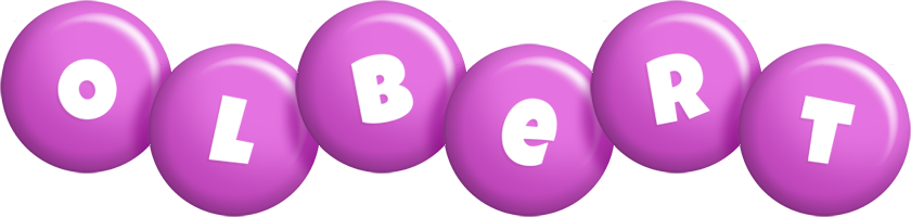 Olbert candy-purple logo