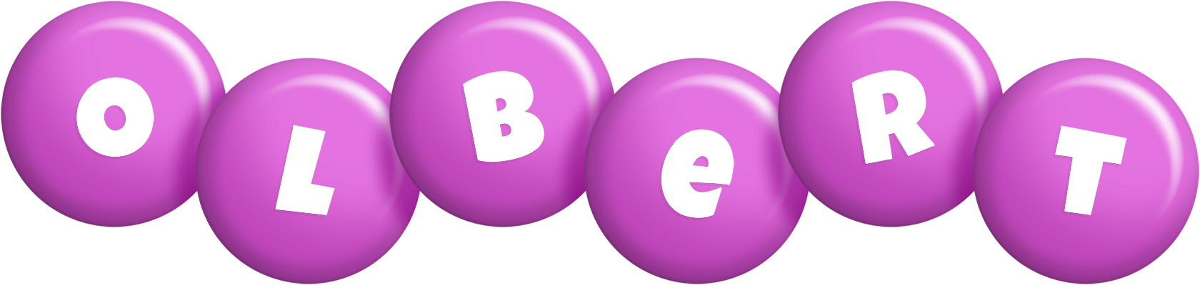 Olbert candy-purple logo
