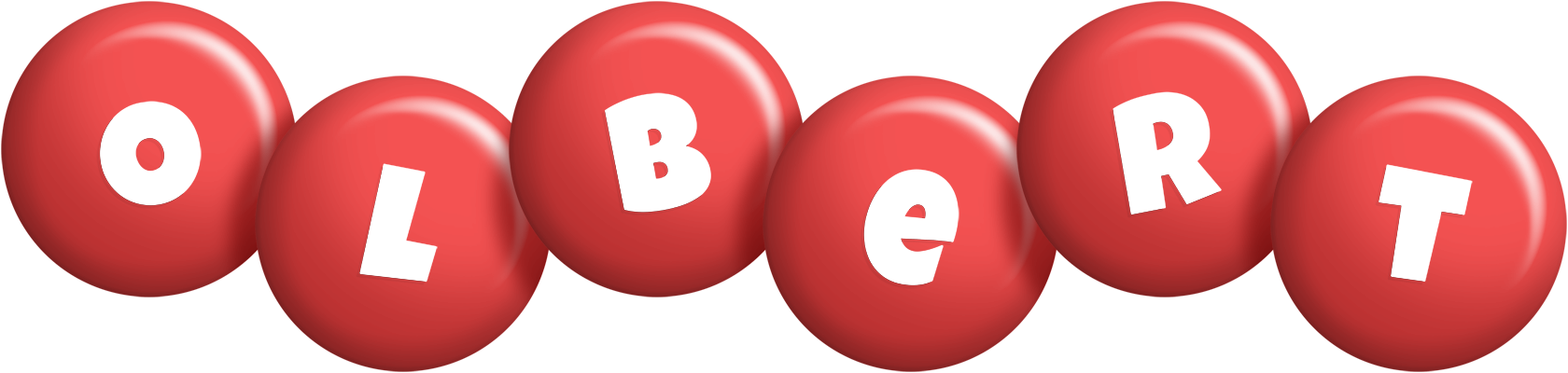 Olbert candy-red logo