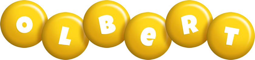 Olbert candy-yellow logo