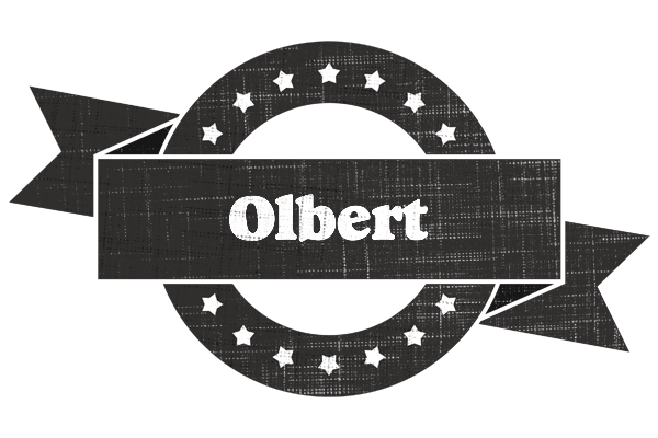 Olbert grunge logo