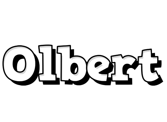 Olbert snowing logo