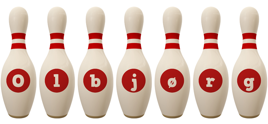 Olbjørg bowling-pin logo