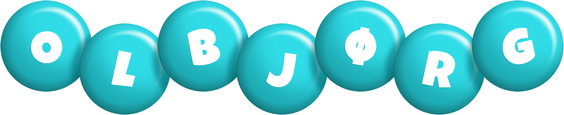 Olbjørg candy-azur logo