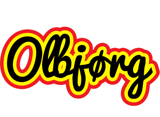 Olbjørg flaming logo