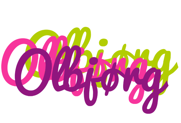 Olbjørg flowers logo
