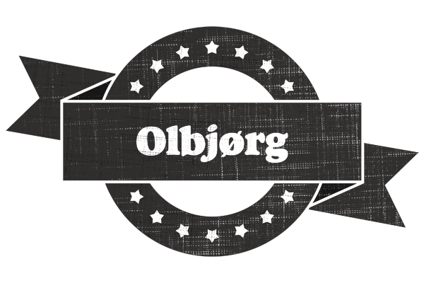Olbjørg grunge logo