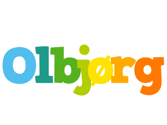 Olbjørg rainbows logo