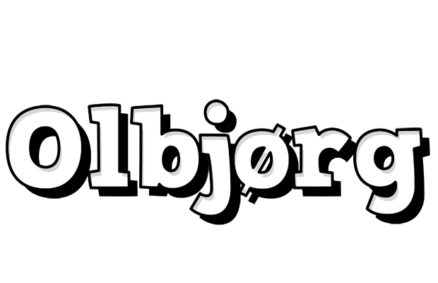 Olbjørg snowing logo