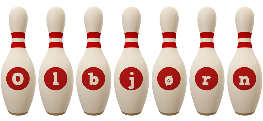 Olbjørn bowling-pin logo