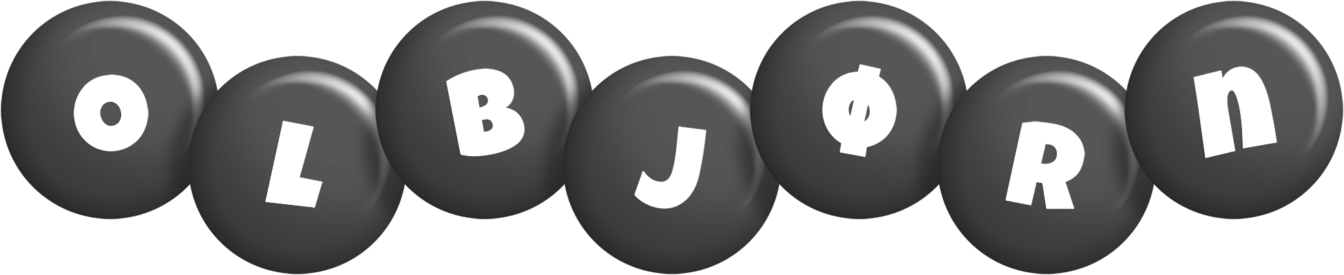 Olbjørn candy-black logo