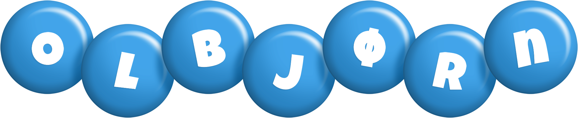 Olbjørn candy-blue logo
