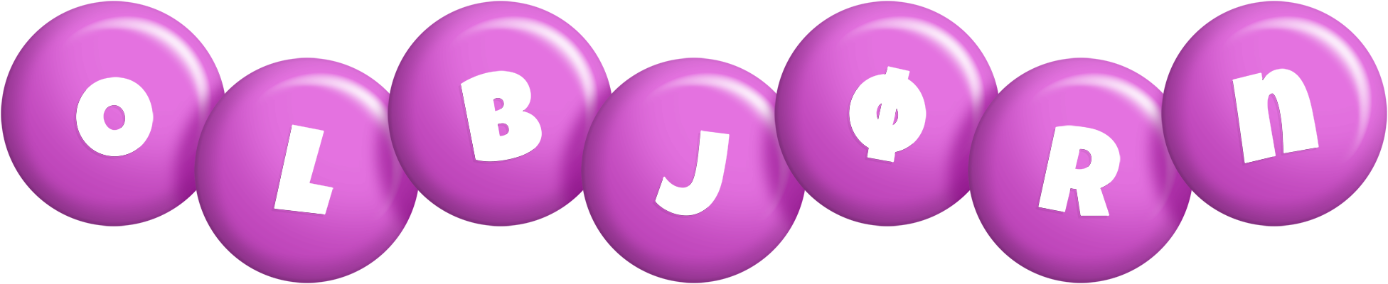 Olbjørn candy-purple logo