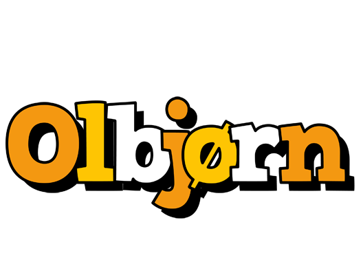 Olbjørn cartoon logo