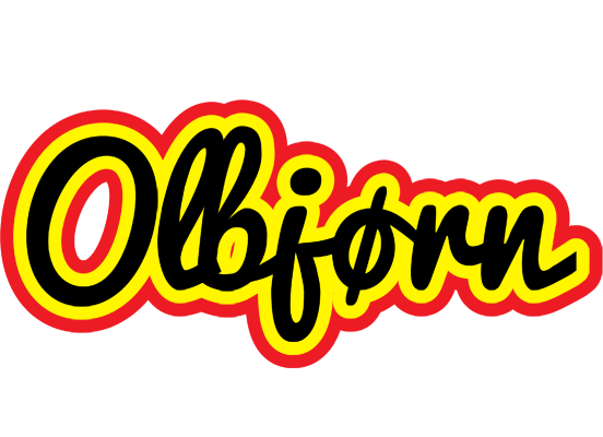Olbjørn flaming logo
