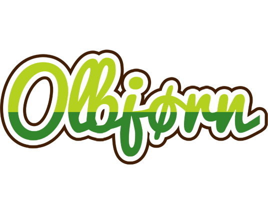 Olbjørn golfing logo