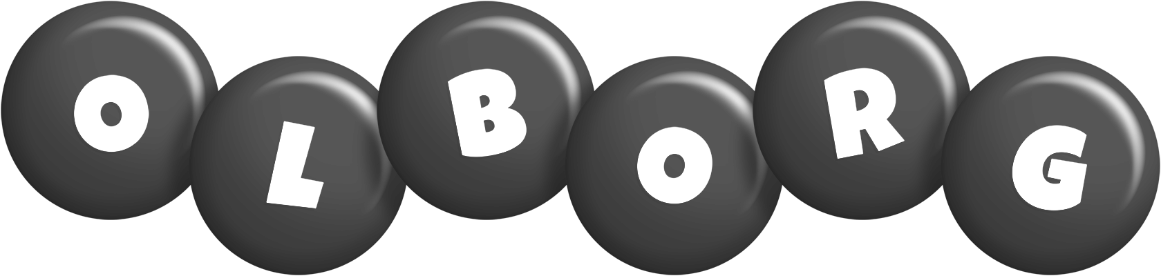 Olborg candy-black logo