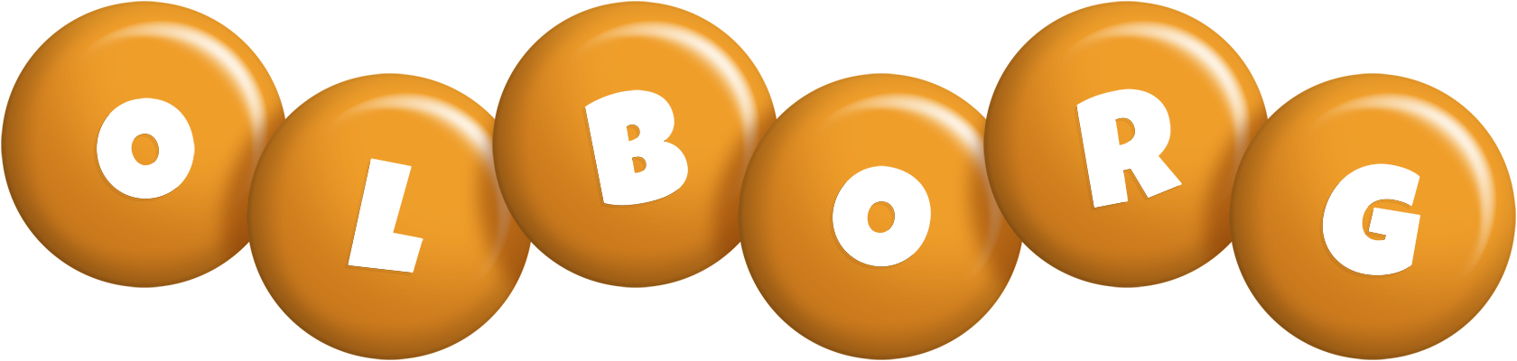 Olborg candy-orange logo