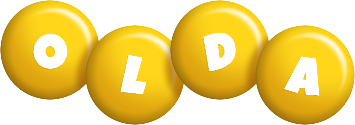 Olda candy-yellow logo