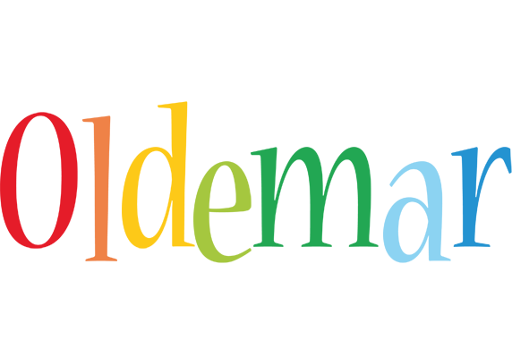 Oldemar birthday logo