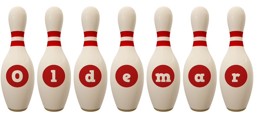 Oldemar bowling-pin logo
