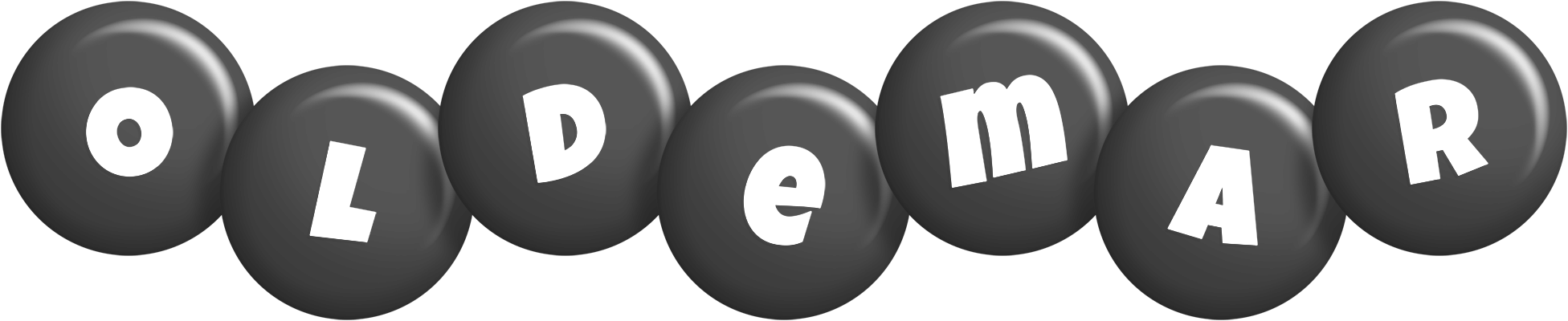 Oldemar candy-black logo