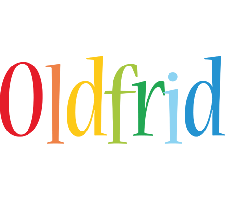Oldfrid birthday logo