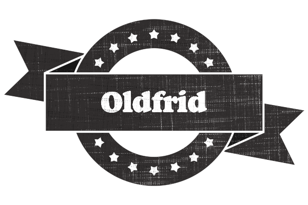 Oldfrid grunge logo