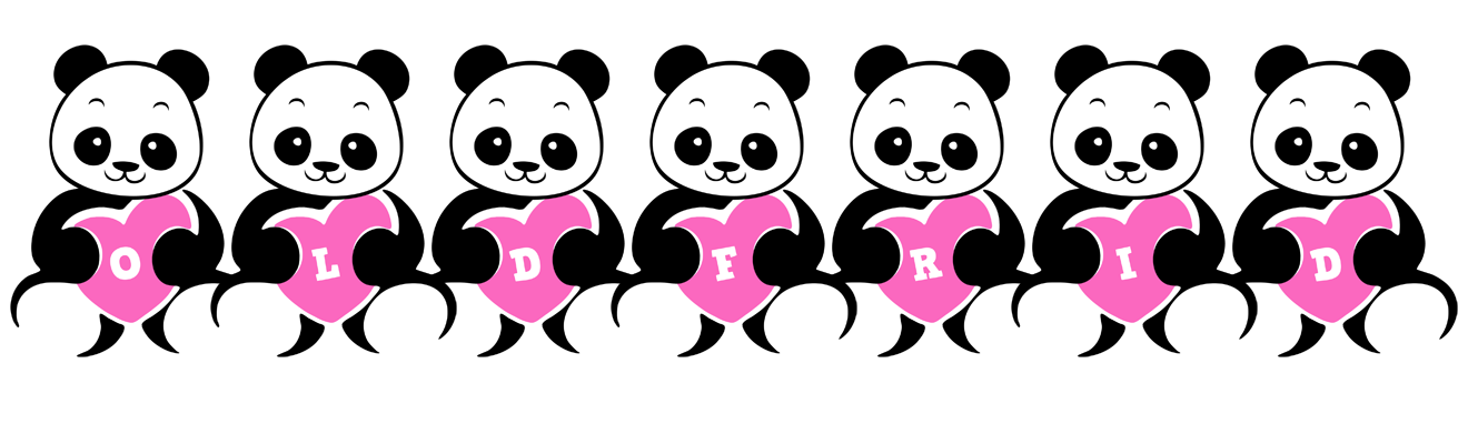 Oldfrid love-panda logo