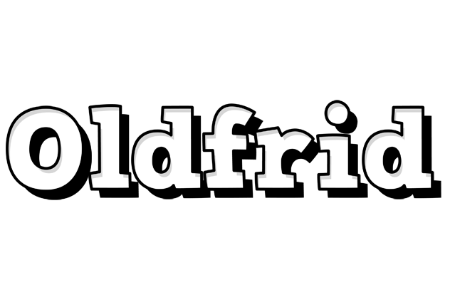 Oldfrid snowing logo