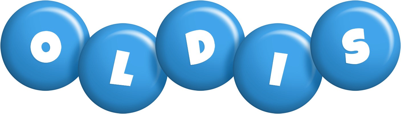 Oldis candy-blue logo