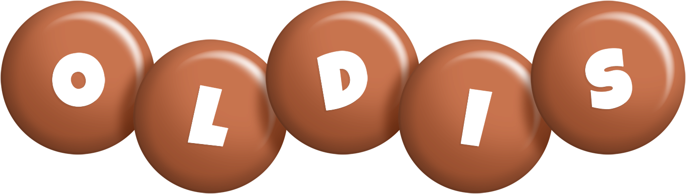 Oldis candy-brown logo