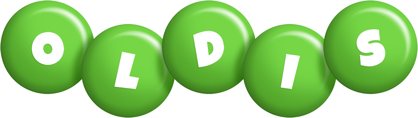Oldis candy-green logo