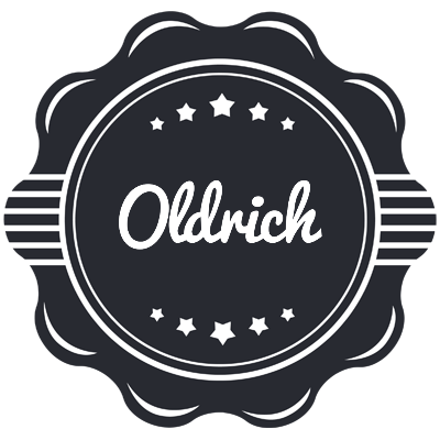 Oldrich badge logo