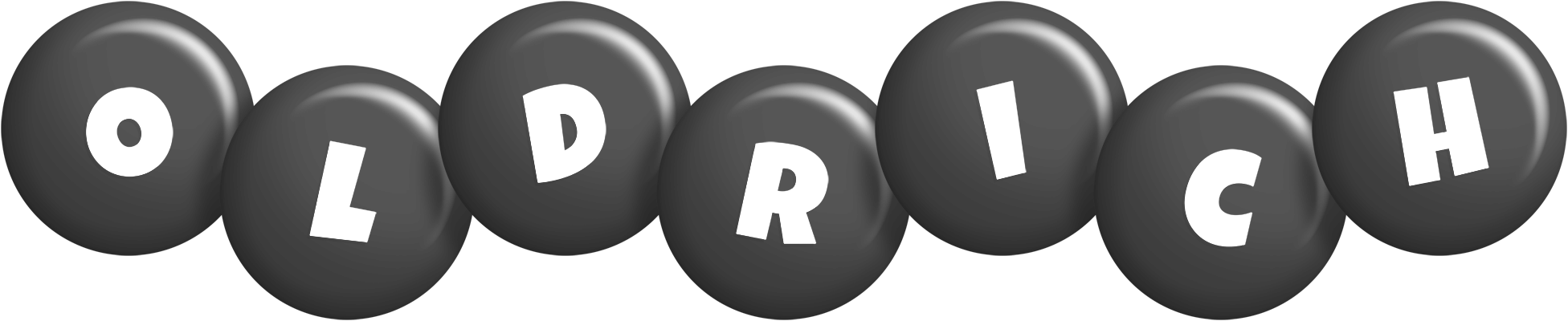 Oldrich candy-black logo