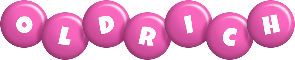 Oldrich candy-pink logo