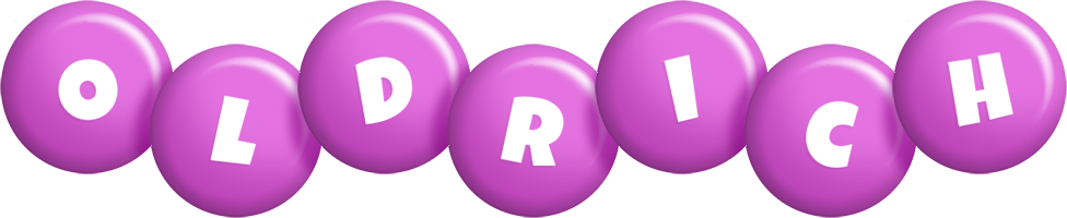 Oldrich candy-purple logo