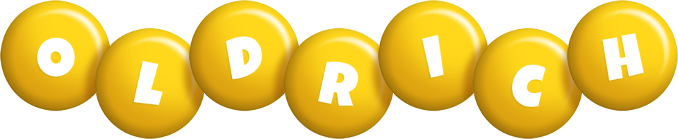 Oldrich candy-yellow logo